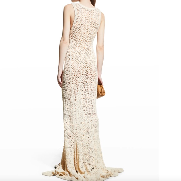 NWT $450 A.L.C. Nicky Crochet Maxi Dress in Ivory - sizes XS and Small! - Picture 3 of 10